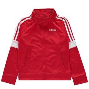 Adidas Boys' Iconic Tricot Jacket, Red Event 14-16